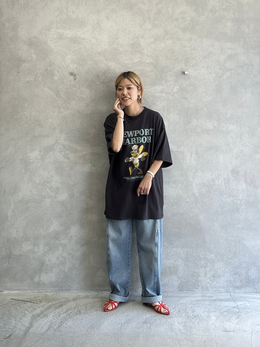 受付終了【予約販売】men'sサイズ／NEWPORT HARBOR Tシャツ／ING