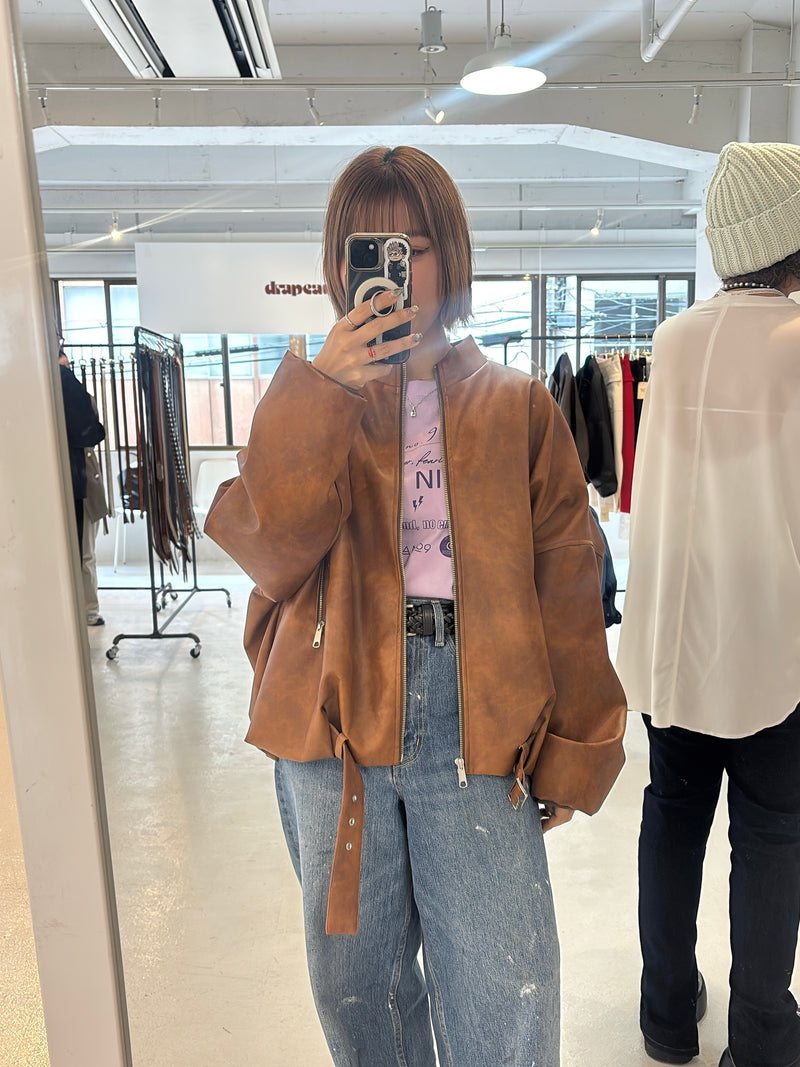 受付終了【予約⚡︎販売】レザーライダース／MG JK-26081-A／MARGAUX VINTAGE／2026 AW＃1