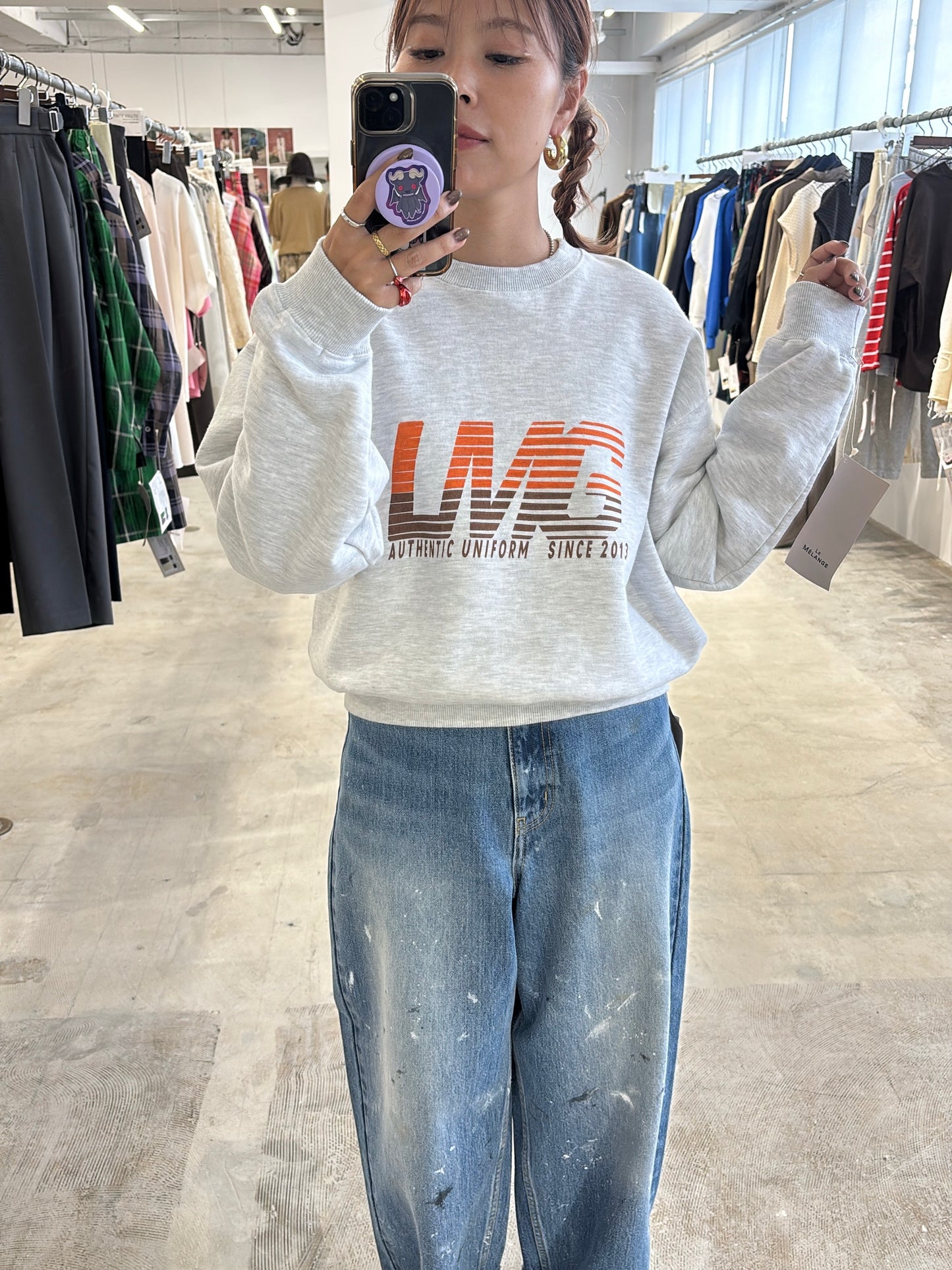 受付終了【予約販売】LMGスウェット／8611004／LE MÉLANGE