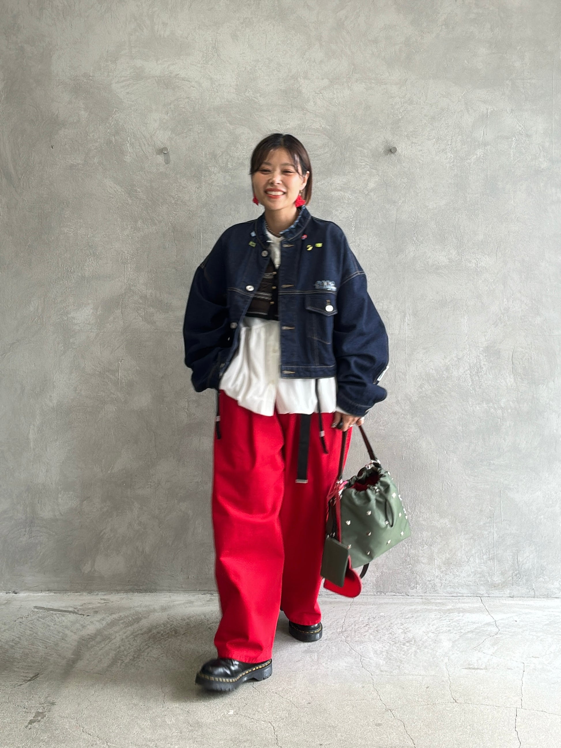ジャガードVネックベスト／#8642701／LE MÉLANGE／2026 AW #1
