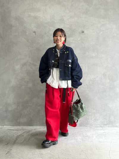 ジャガードVネックベスト／#8642701／LE MÉLANGE／2026 AW #1