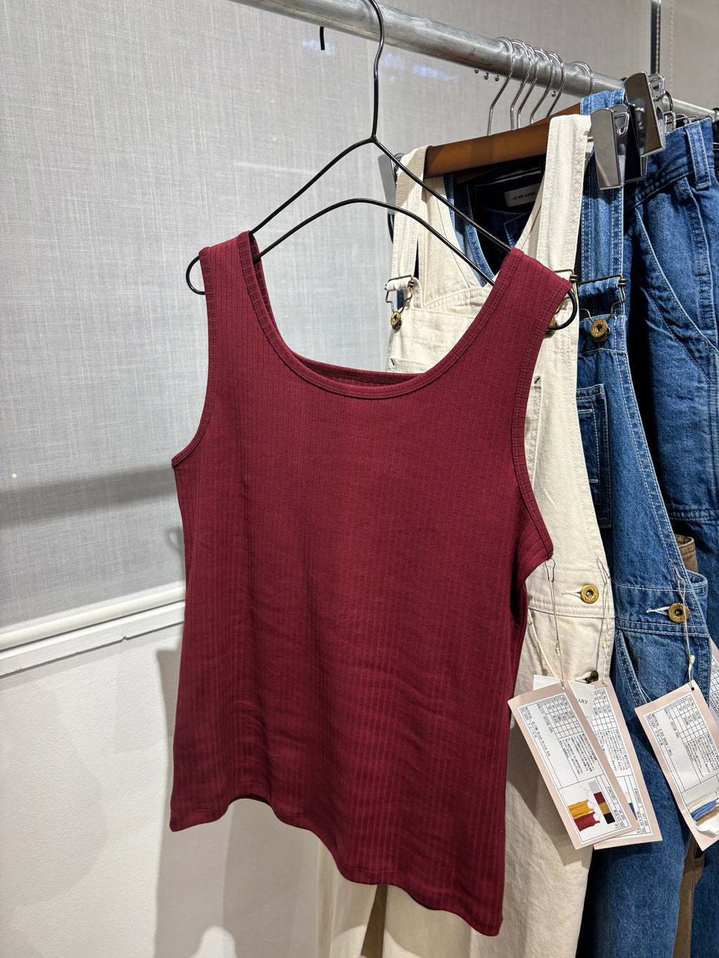 受付終了【予約販売】バックスクエアタンクトップ／8621001／LE MÉLANGE／2026 SS#2