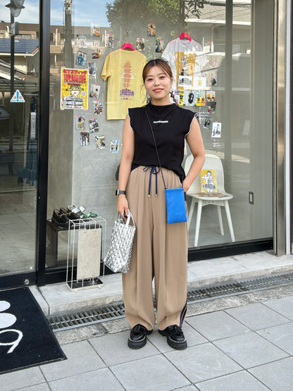 サイドラインバレルレッグパンツ／ayane