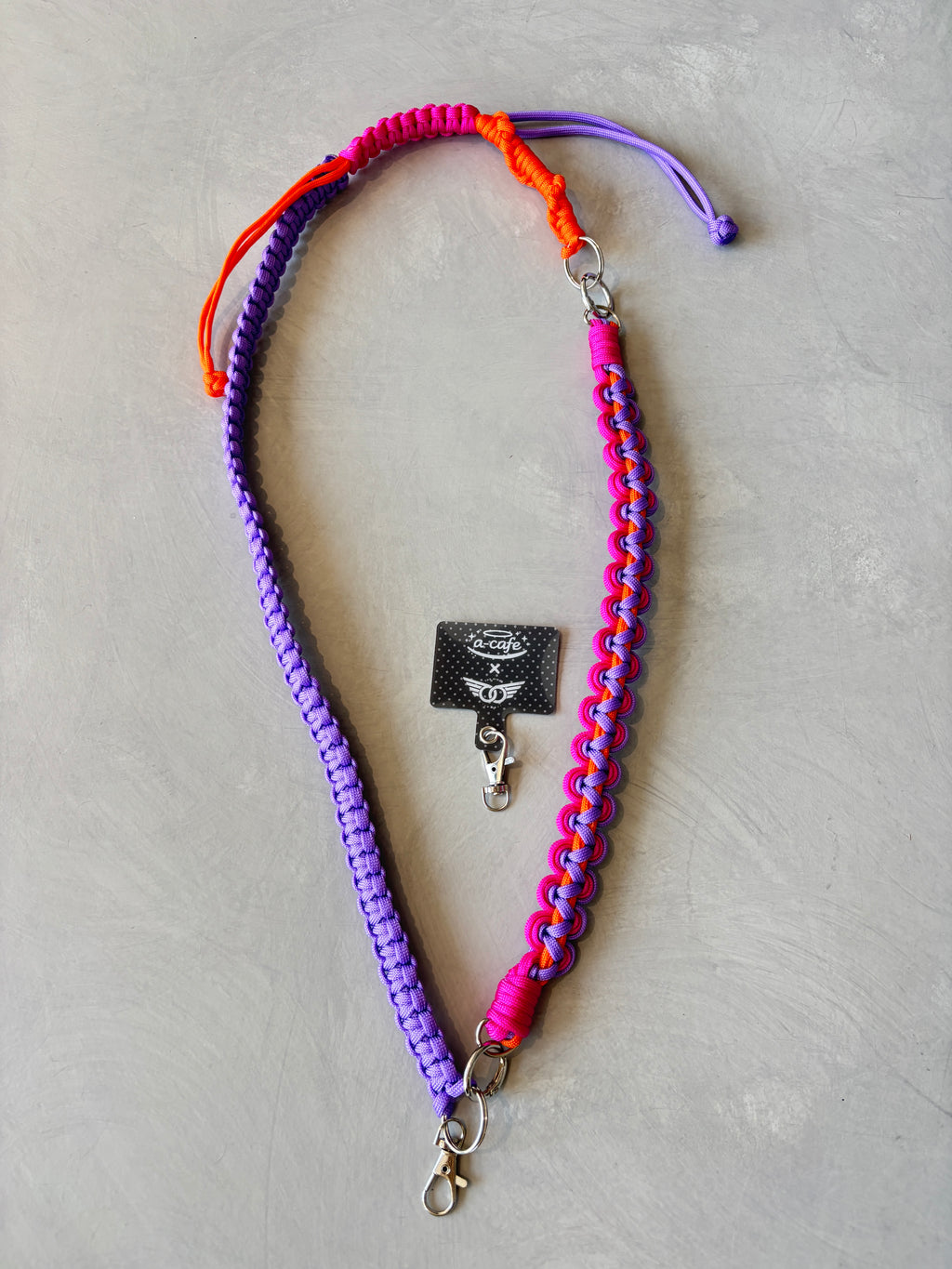 ⭐︎コラボ【予約販売】3wayパラコードスマホショルダー／ホイップウェーブ／受注生産