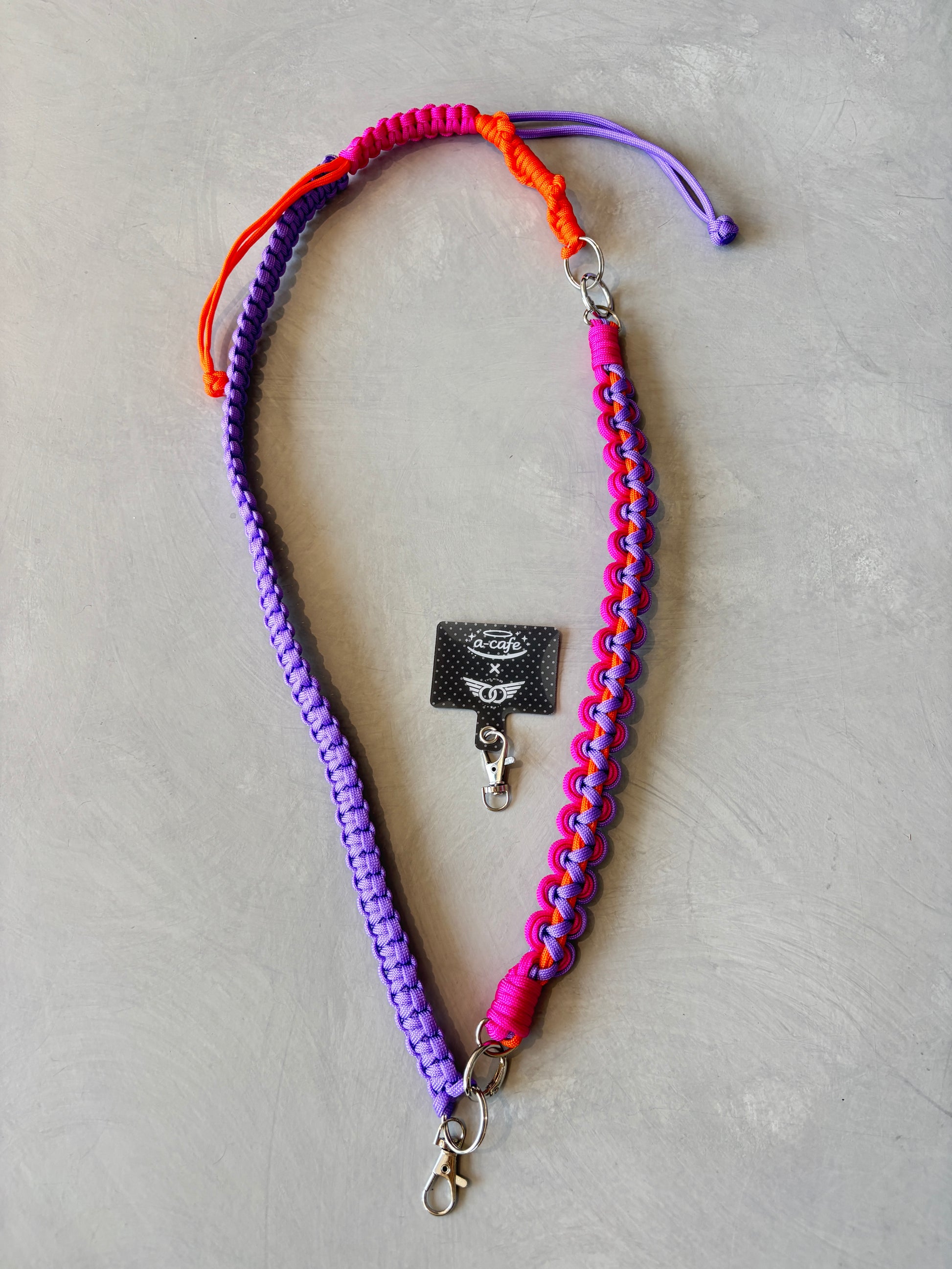 ⭐︎コラボ【予約販売】3wayパラコードスマホショルダー／ホイップウェーブ／受注生産