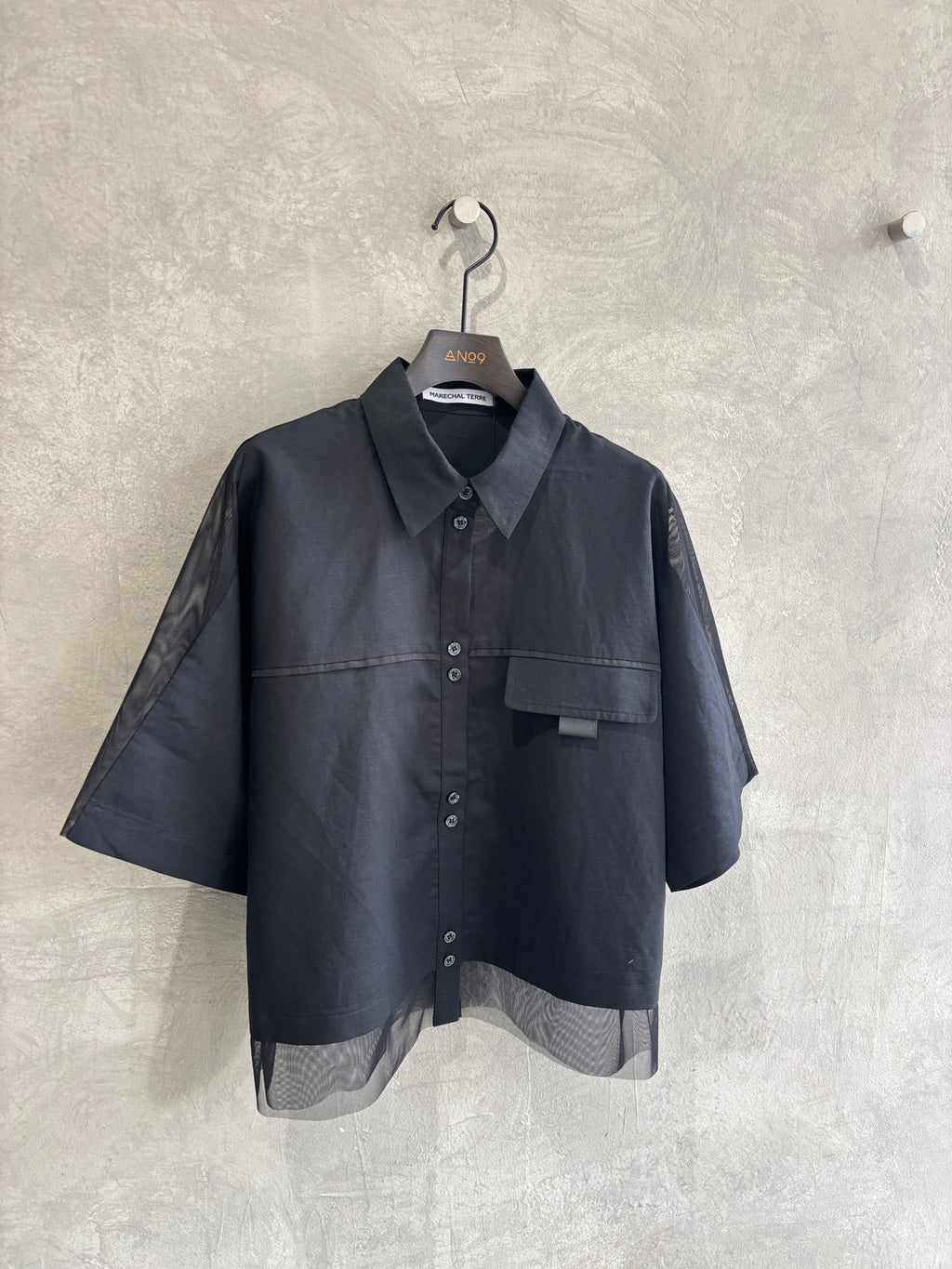 メッシュドッキングブラウス／MARECHAL TERRE