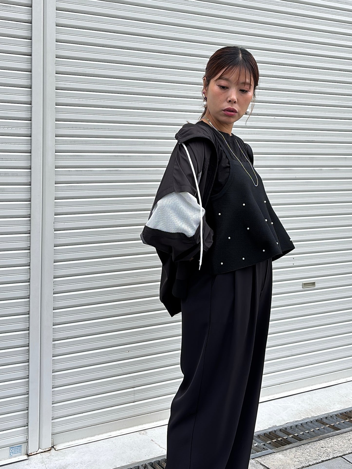 パールニットキャミソール／Anna Kerry