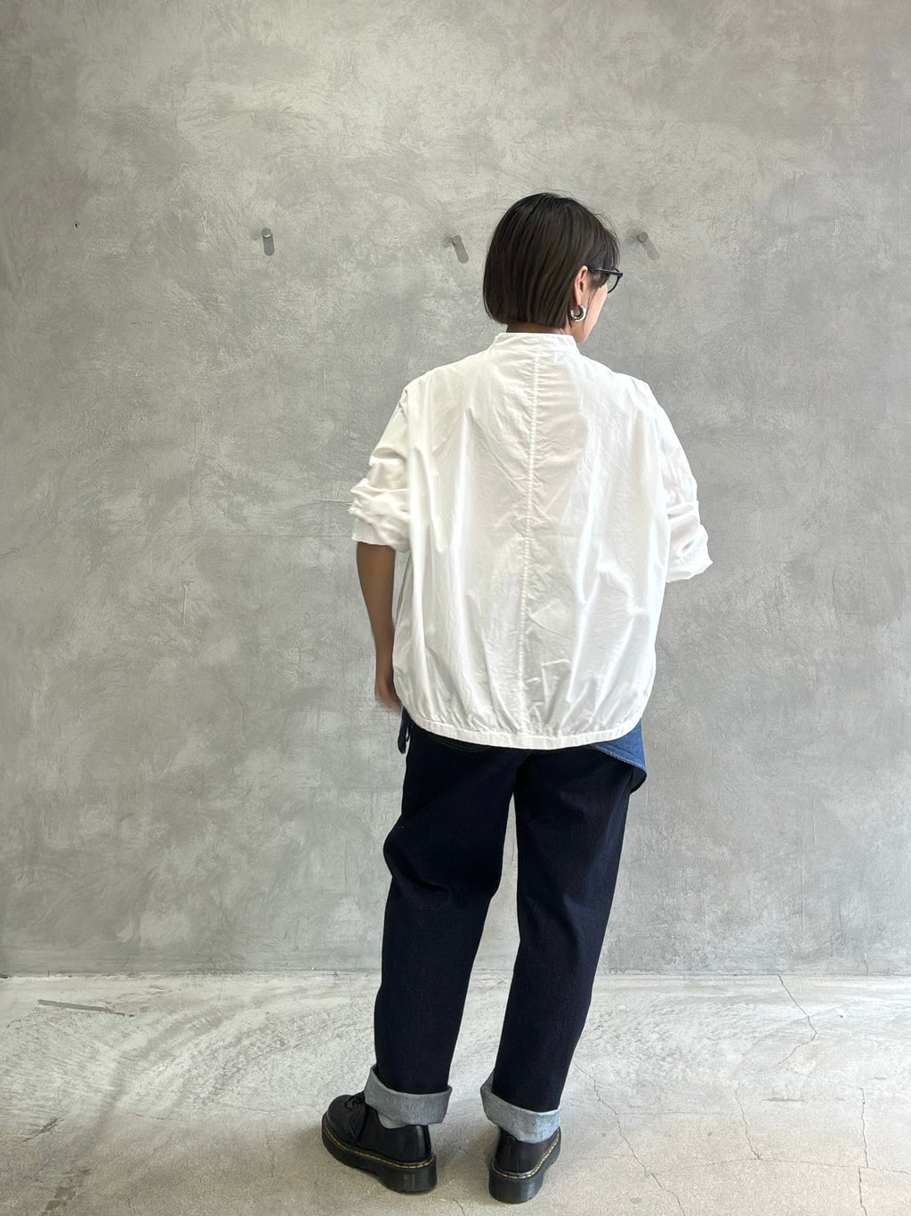 【予約販売】裾ギャザーシャツ／le vent souffle