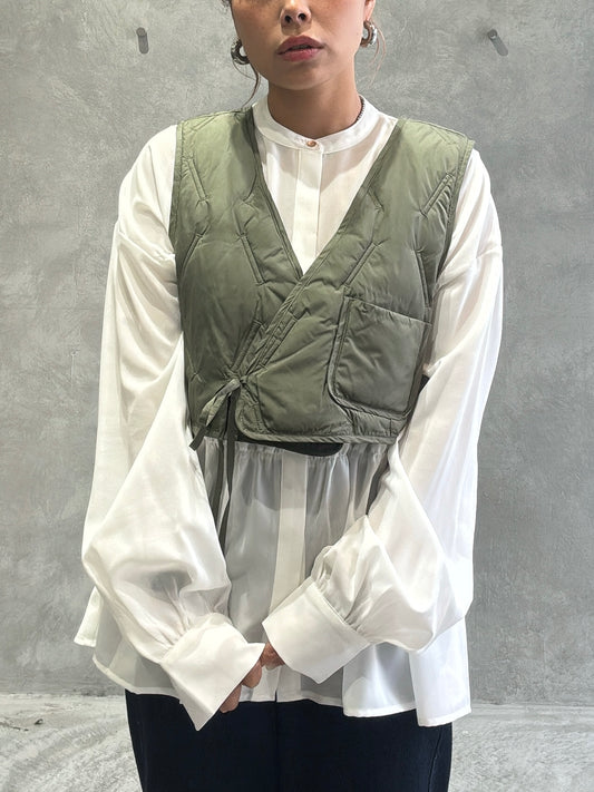 キルティングジレ／Dignite collier