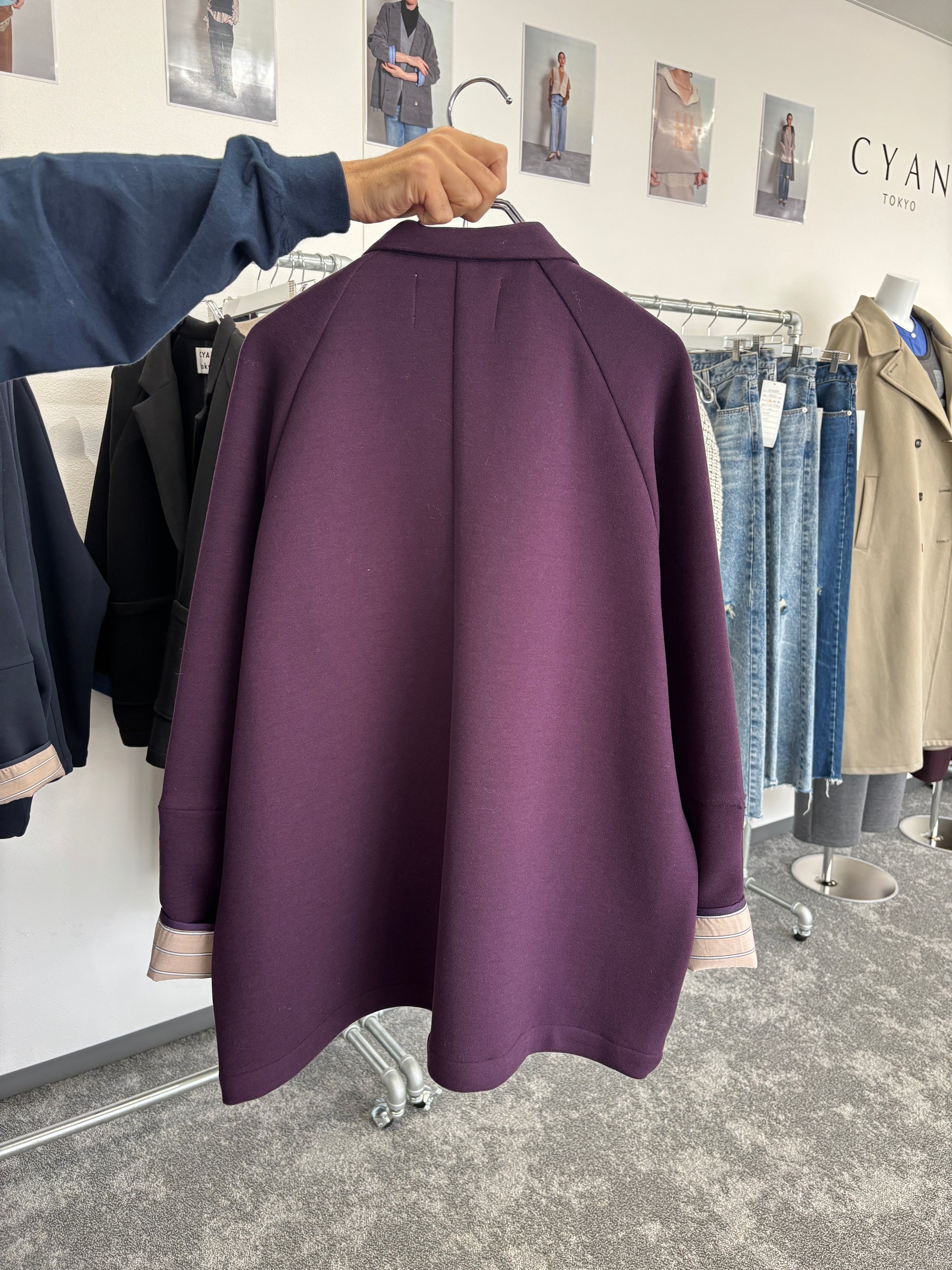 【予約⚡︎販売】マイクロフリースWジャケット／604513／CYAN tokyo／2026 AW#1