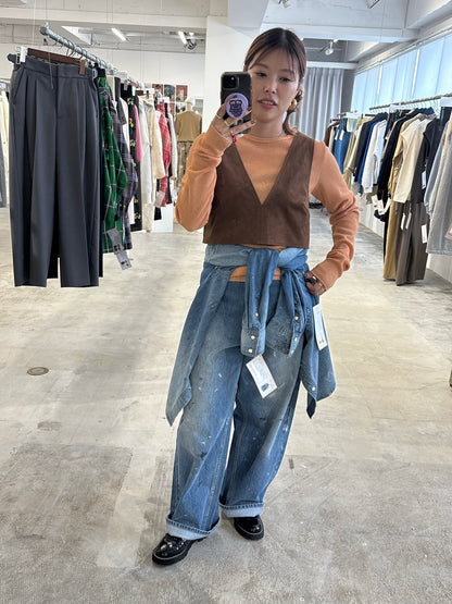 受付終了【予約販売】デニムパンツ／8613502／LE MÉLANGE