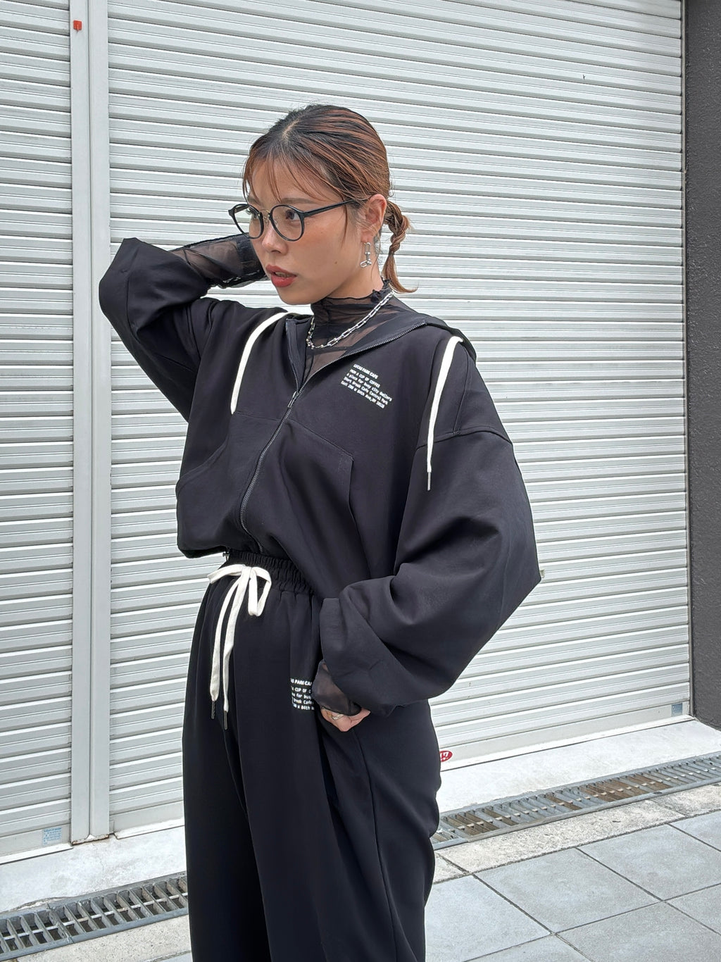 ジップアップパーカー／Anna Kerry