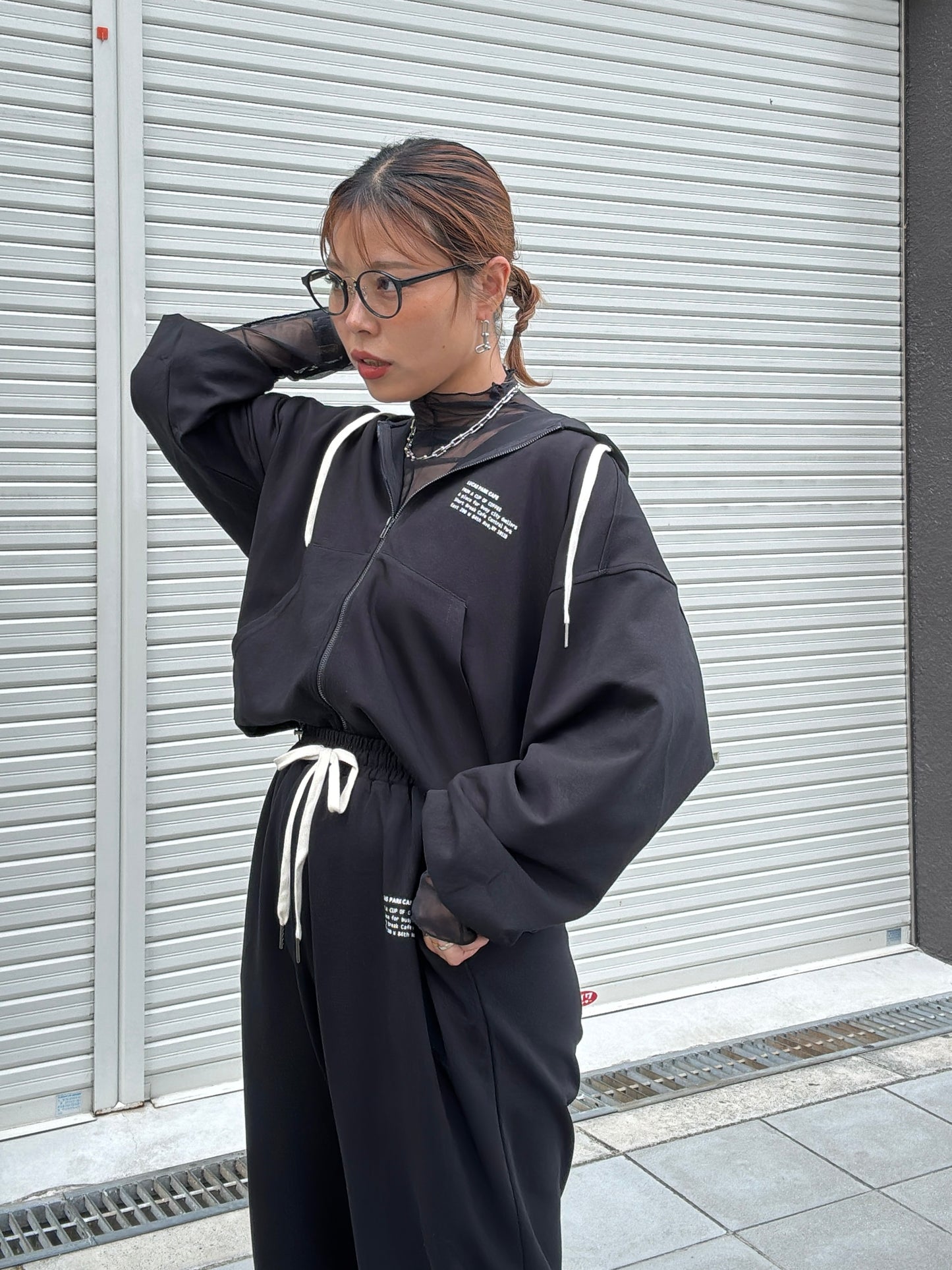 ジップアップパーカー／Anna Kerry