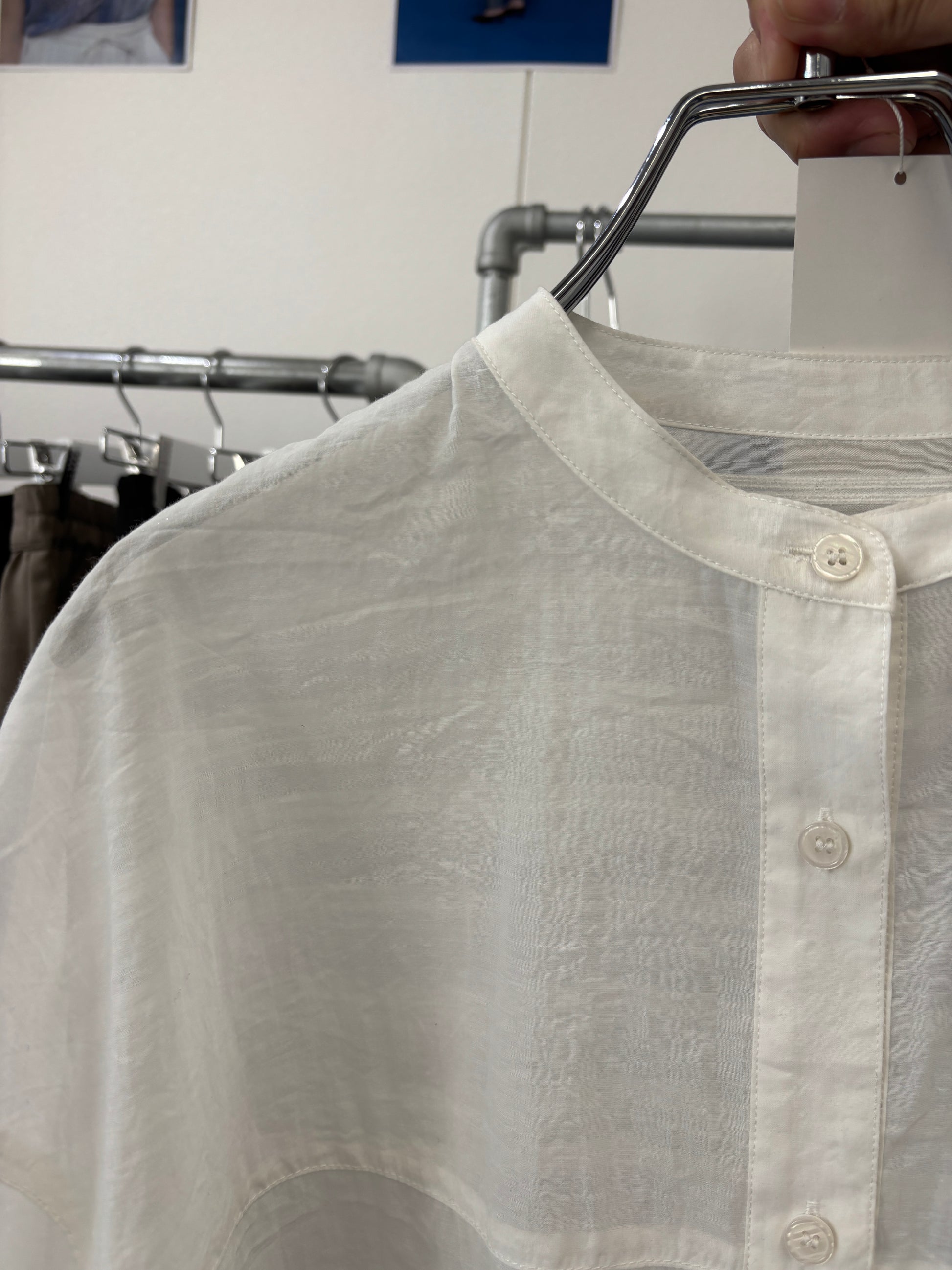 【予約販売】ソフトオーガンリブショートシャツ／601457／CYAN tokyo／2026 SS#2