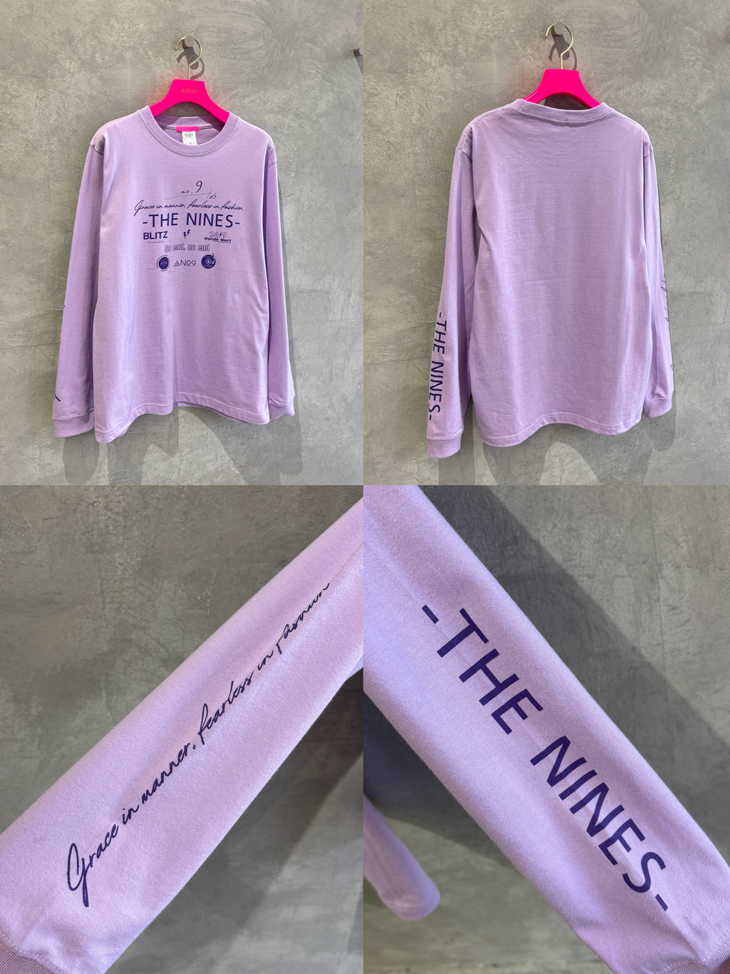 【予約販売】5周年記念ロンT／the Nines／完全受注生産