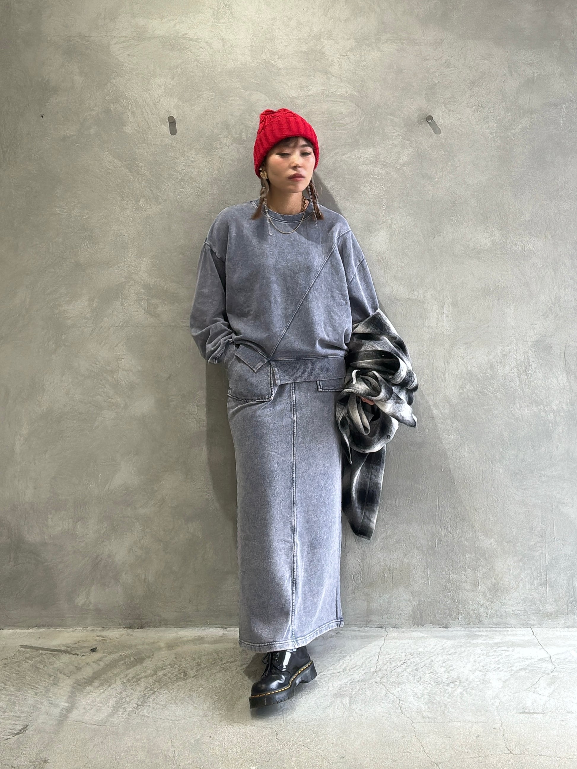 【再入荷】ピグメントスウェットスカート