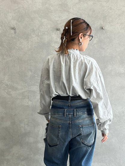 フリルブラウス／vent blanc