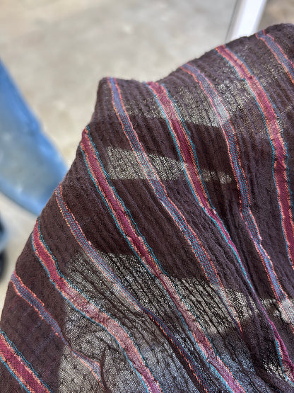 受付終了【予約販売】ストライプ柄・チェック柄シャツ／8613211／LE MÉLANGE