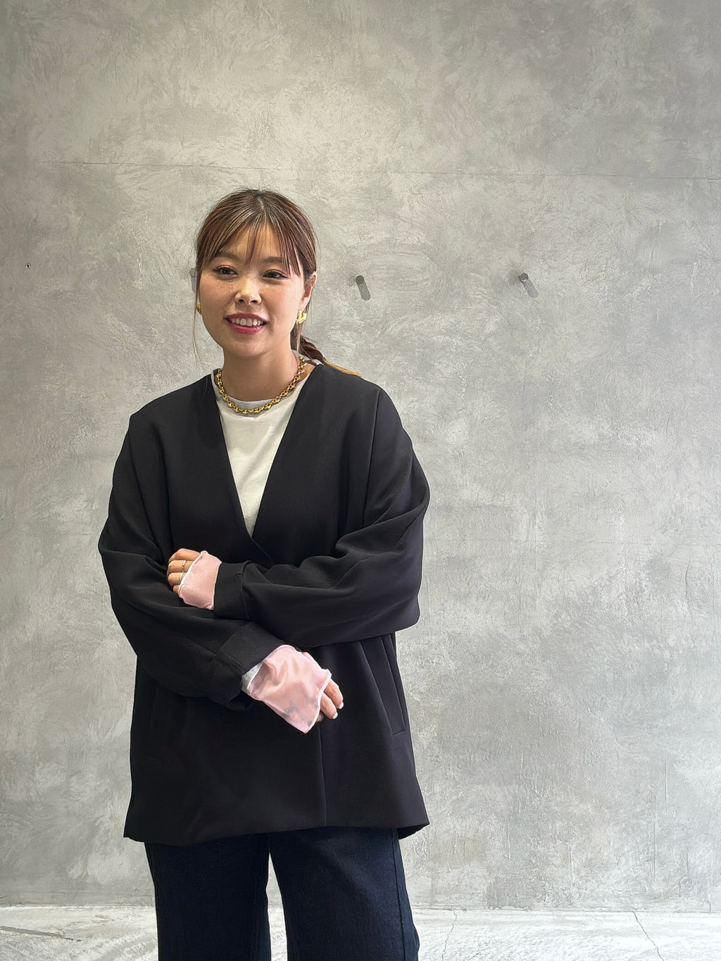 シアードッキング無地ロンT