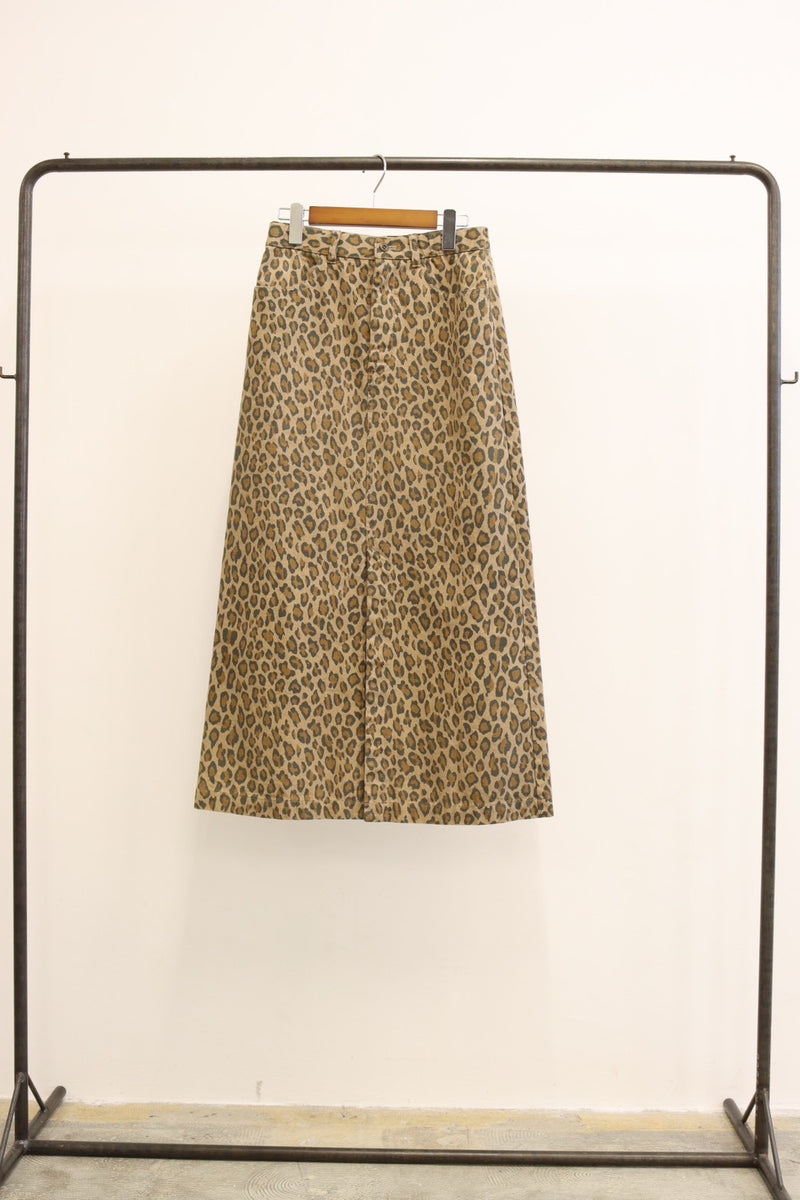 受付終了【予約⚡︎販売】レオパード柄ヘリンボーンスカート／#8643301／LE MÉLANGE／2026 AW #1