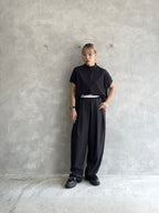 ロゴウエストタックパンツ／MG PT-26089-A／MARGAUX VINTAGE／2026 AW＃1
