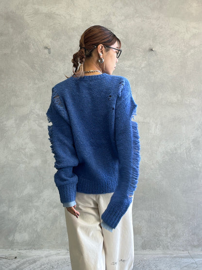 ループヤーンダメージニット／HCAE