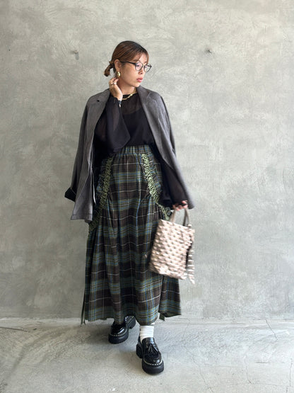 タータンチェックスカート／MIA ASTERISM
