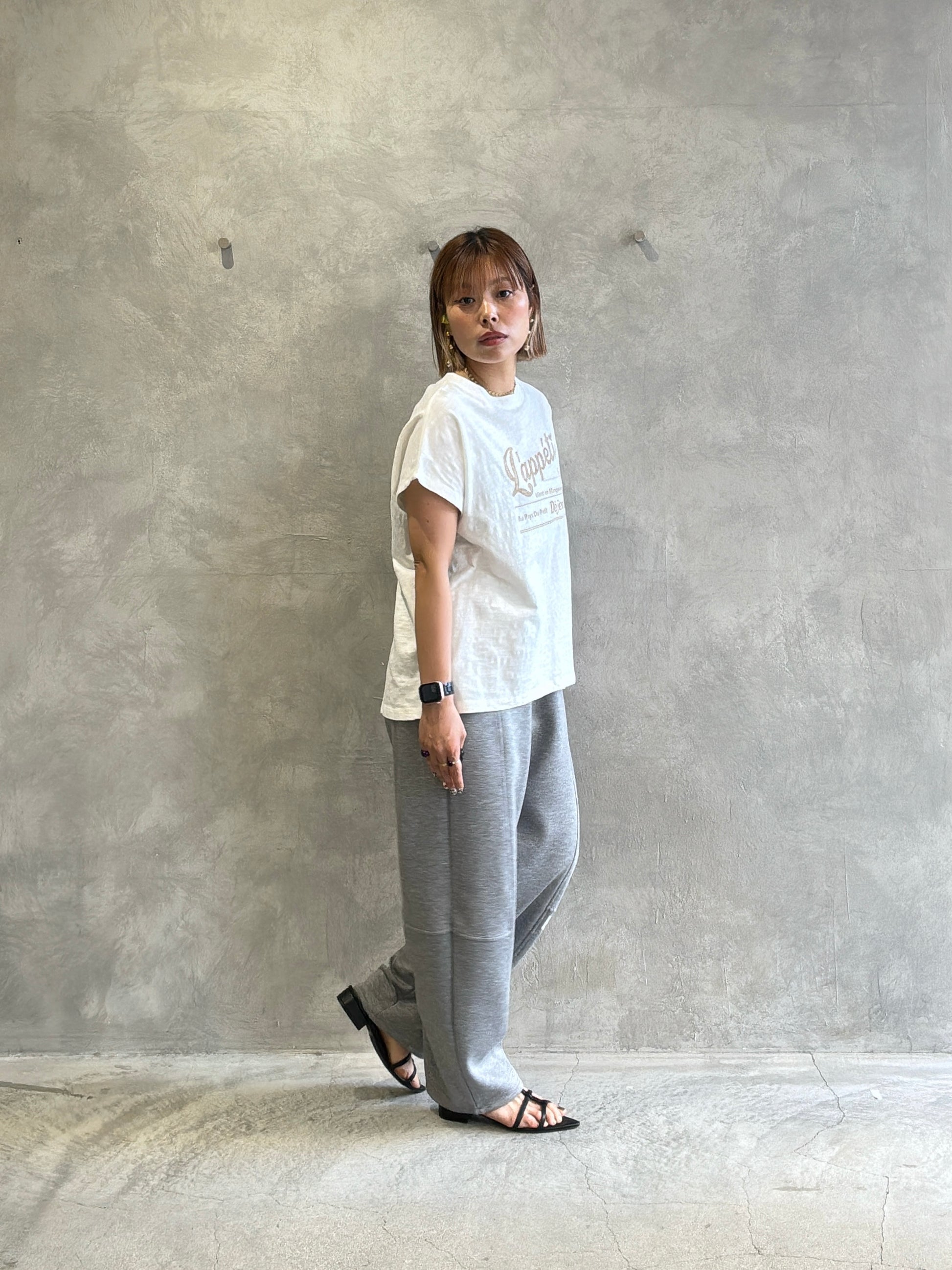 【予約販売】LappetitゆるフレンチスラブTシャツ／ING