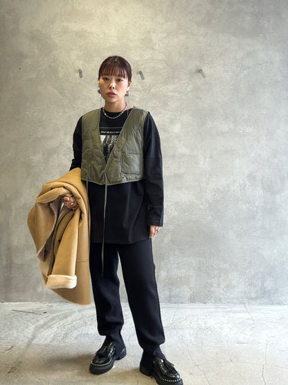 キルティングジレ／Dignite collier