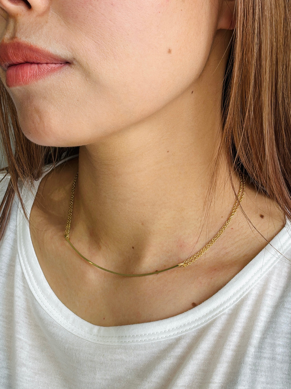 【予約販売】カーブバーネックレス