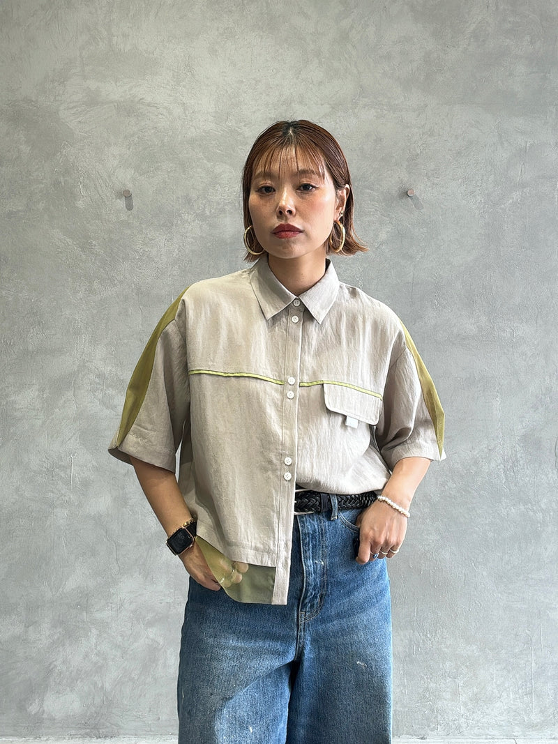 メッシュドッキングブラウス／MARECHAL TERRE