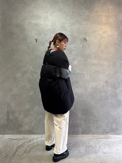 ストールライクダウンベスト／CYAN TOKYO