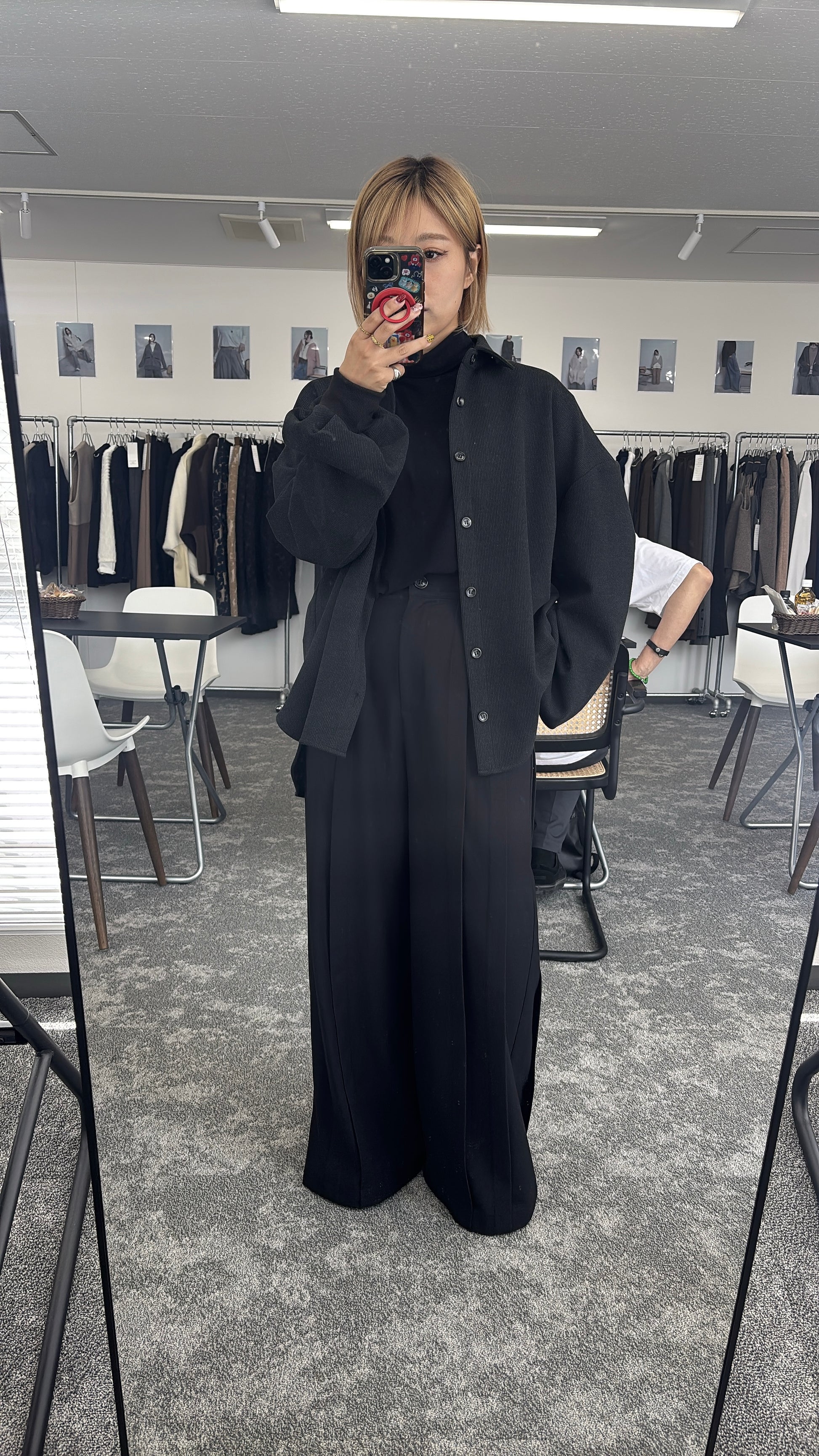 【予約⚡︎販売】エンドタックワイドパンツ／607527／CYAN tokyo／2026 AW#2