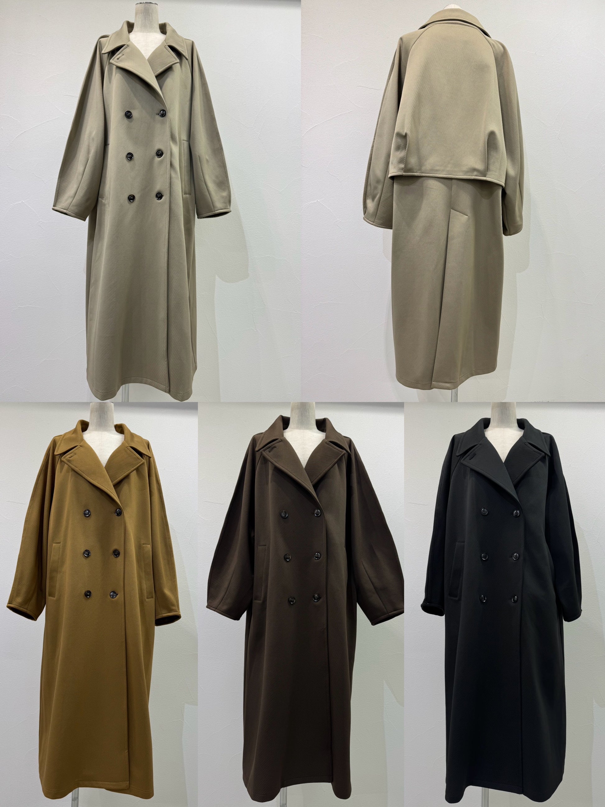 【予約⚡︎販売】ピンスリーブBIGカルゼコート／604511／CYAN tokyo／2026 AW#1