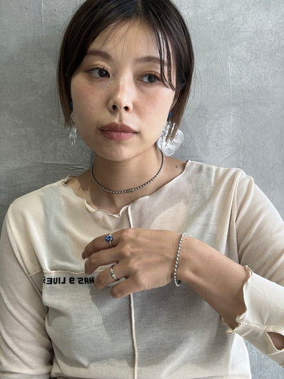 3ミリボールチェーンチョーカー＆ブレスレットセット【ステンレス】／the Nines basic