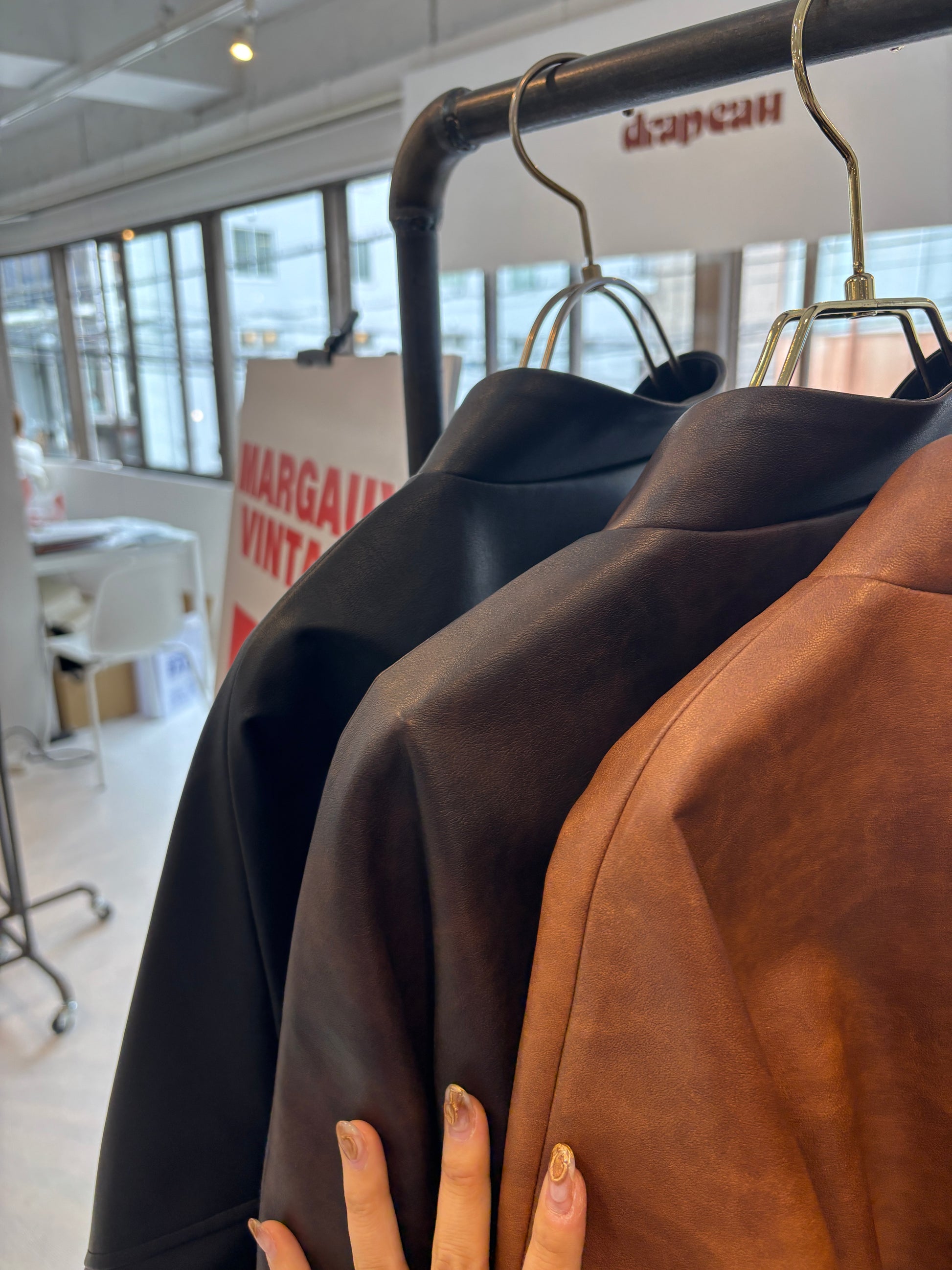 【予約⚡︎販売】レザーライダース／MG JK-26081-A／MARGAUX VINTAGE／2026 AW＃1