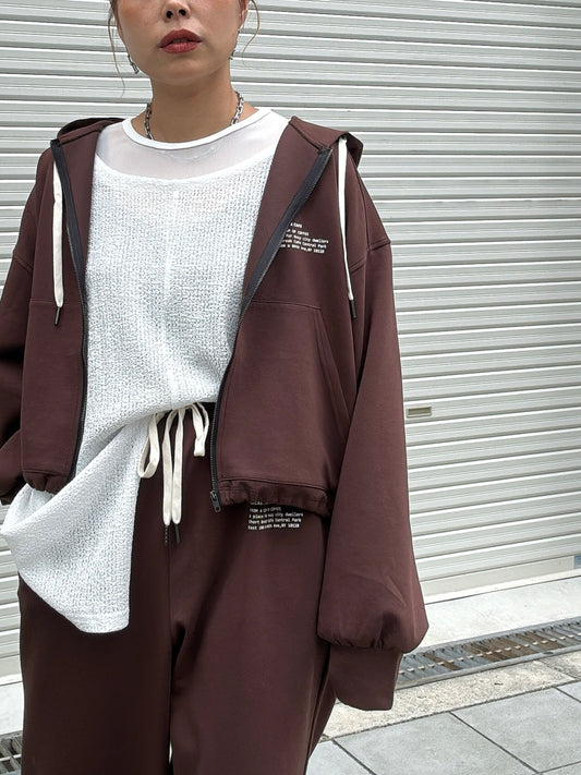 チュールコンビフロントトップス／CYAN tokyo