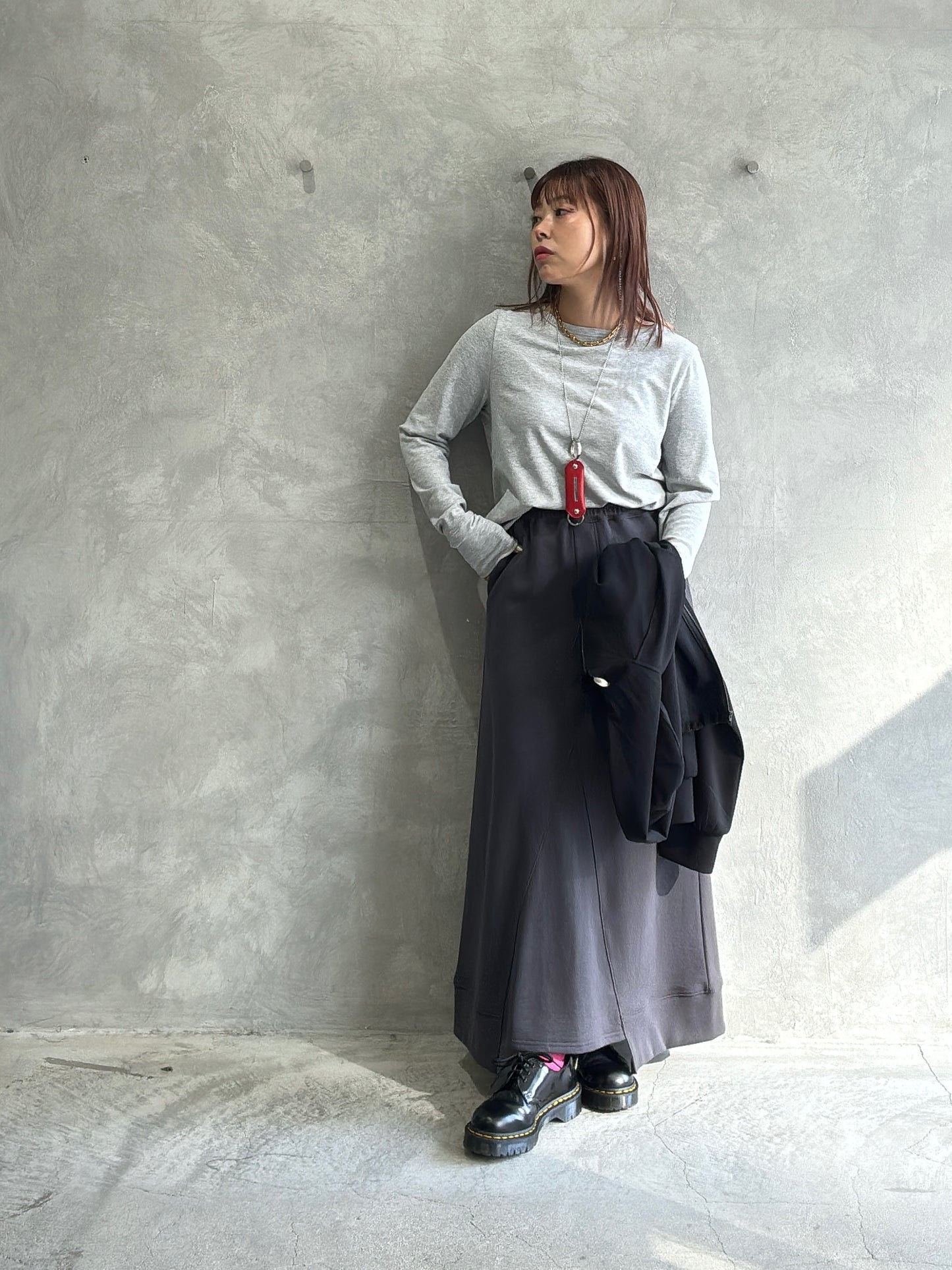 あったか無地ロングスリーブトップス／ANNA  KERRY