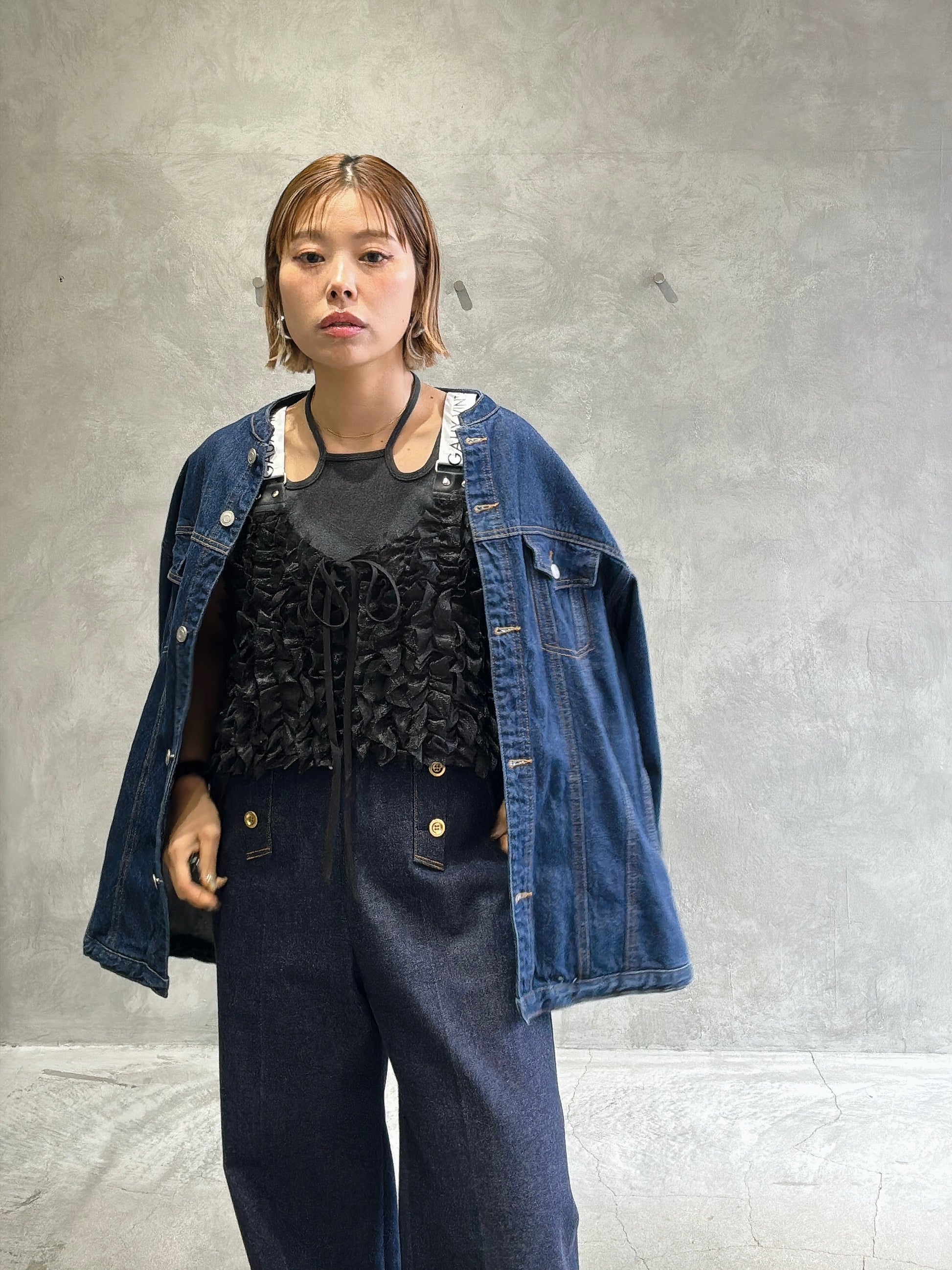 フリルショートビスチェ／AC-26060-S／MARGAUX VINTAGE／2026 SS#2