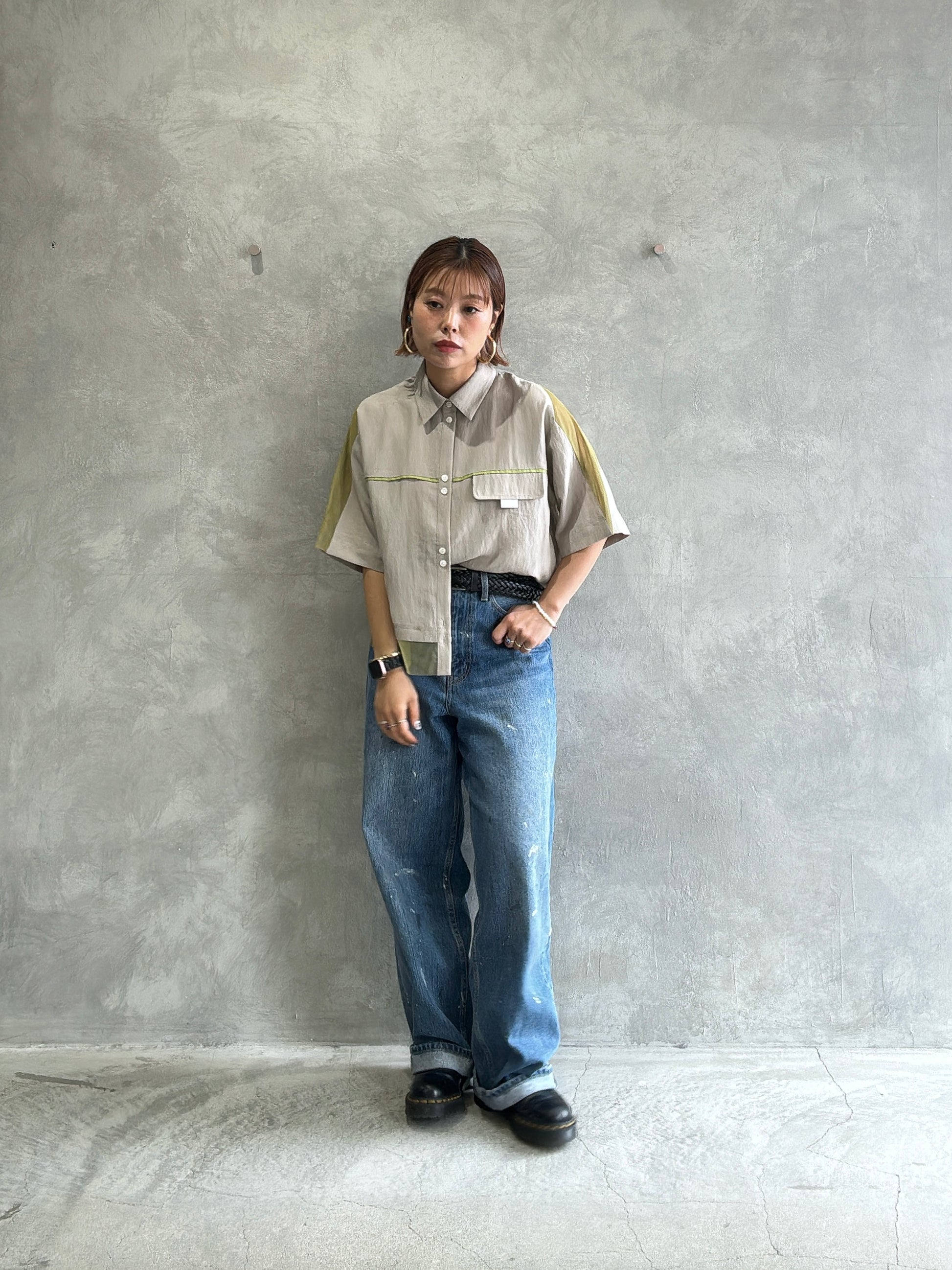 メッシュドッキングブラウス／MARECHAL TERRE