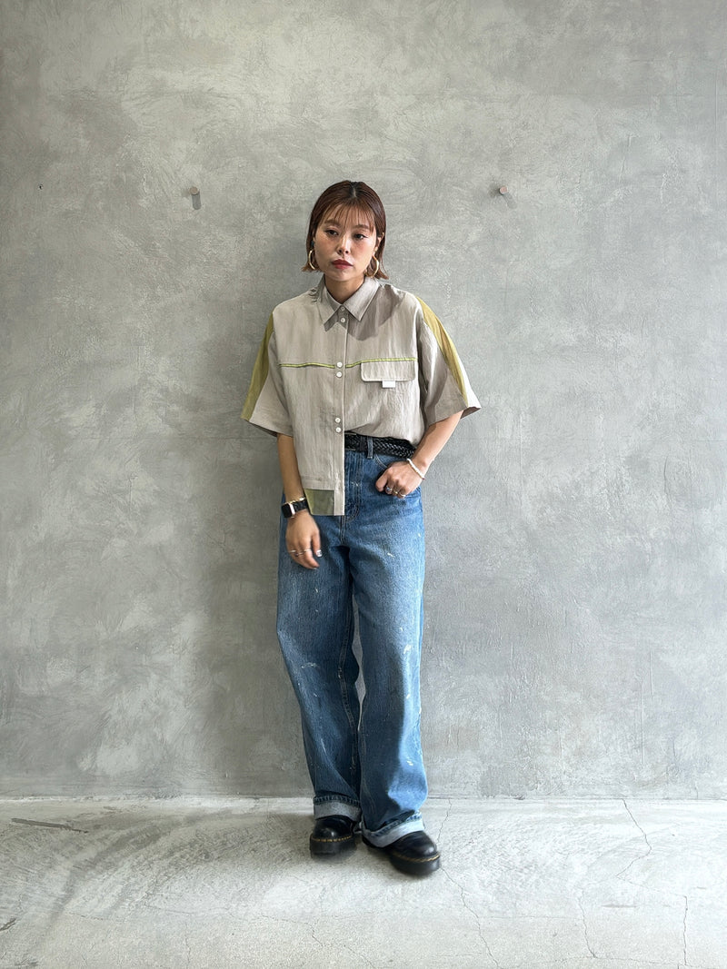 メッシュドッキングブラウス／MARECHAL TERRE