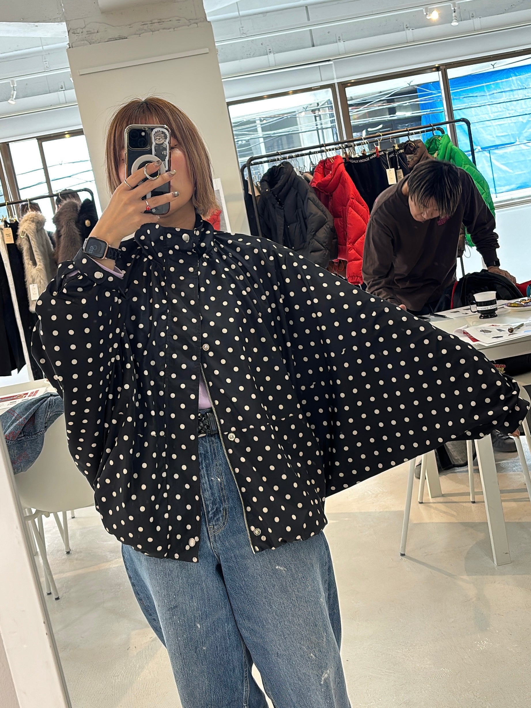 【予約⚡︎販売】ドットブルゾン／MG JK-26096-A／MARGAUX VINTAGE／2026 AW＃1