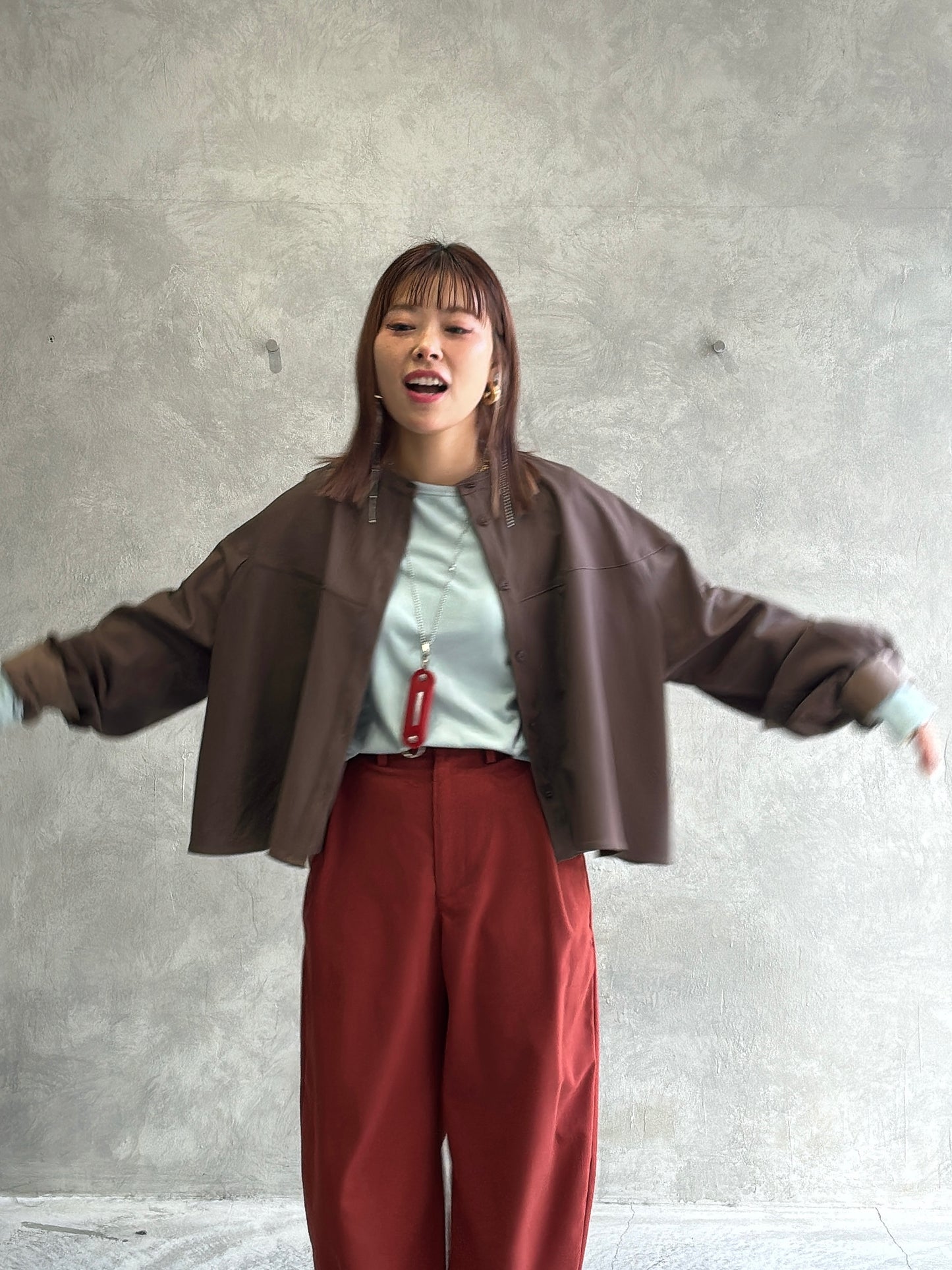 あったか無地ロングスリーブトップス／ANNA  KERRY