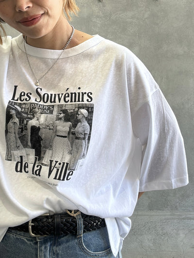 受付終了【予約販売】Les Souvenirs シアー天竺Tシャツ／ING