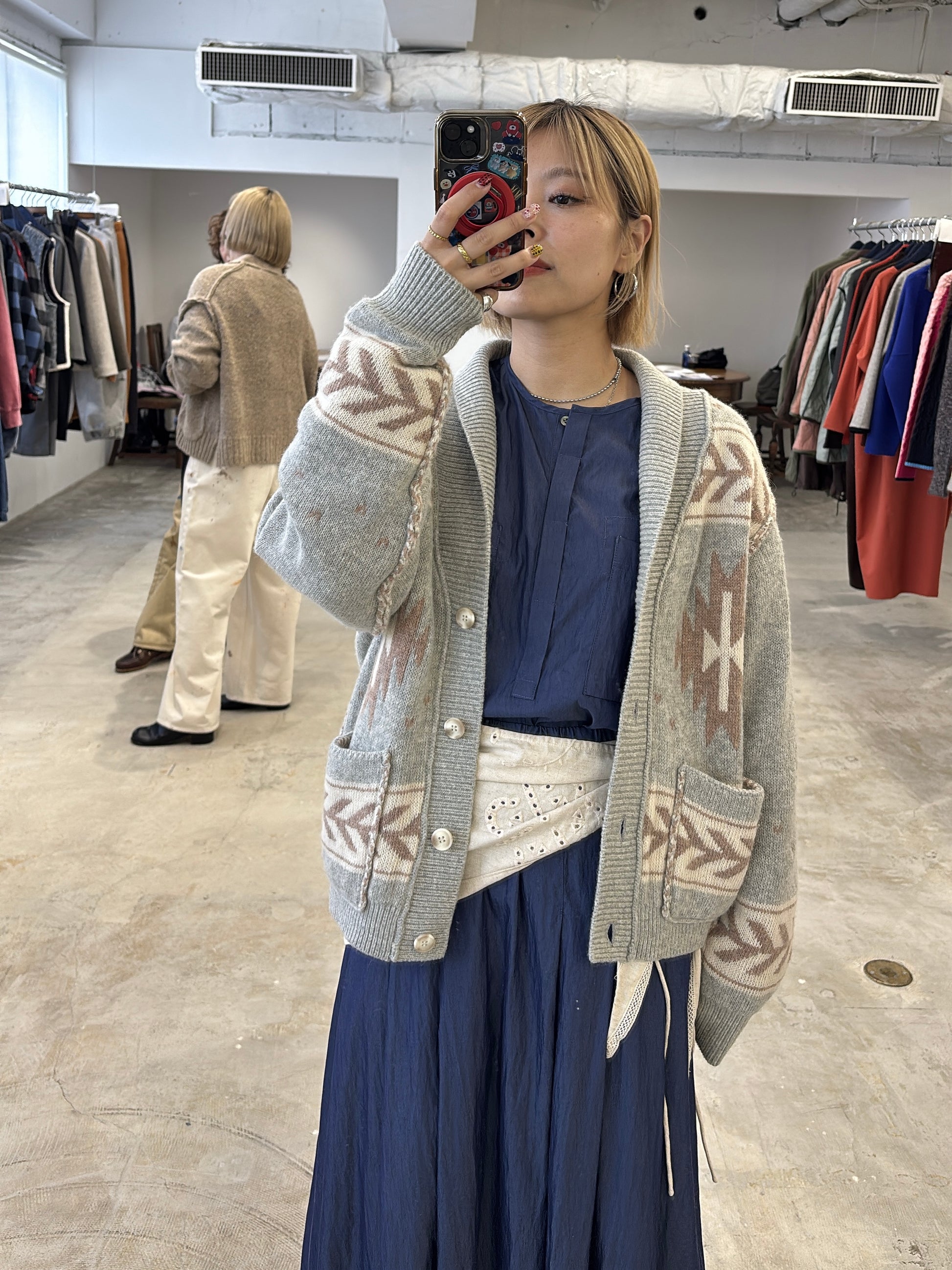 【予約⚡︎販売】カウチン風ショールカラーカーディガン／8652103／LE MÉLANGE／2026 AW #2