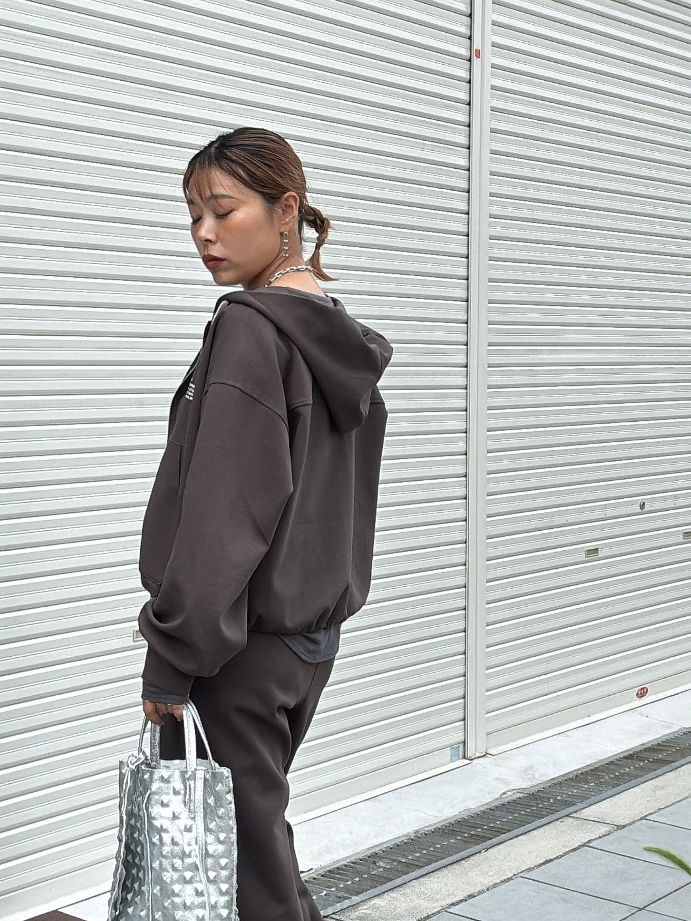 ジップアップパーカー／Anna Kerry