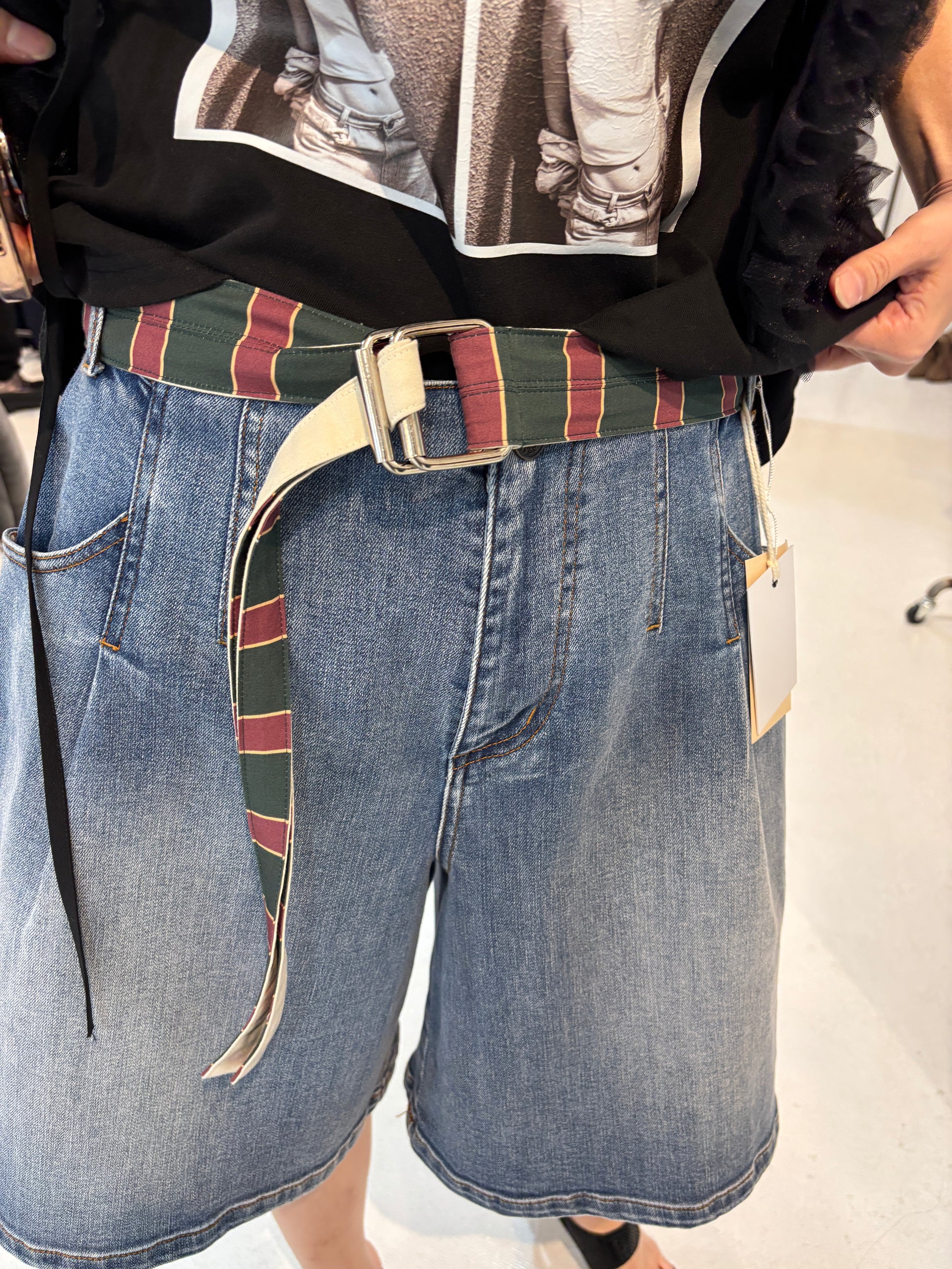 受付終了【予約販売】レジメンタル柄ベルト／AC-26067-S／MARGAUX VINTAGE／2026 SS#2