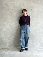 2WAYコーデュロイボーダーヘンリーネックロンT／8651002／LE MÉLANGE／2026 AW #2