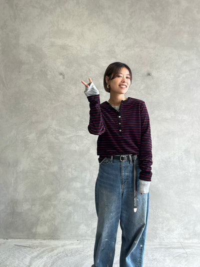 細リブジャージロンT／8651003／LE MÉLANGE／2026 AW #2