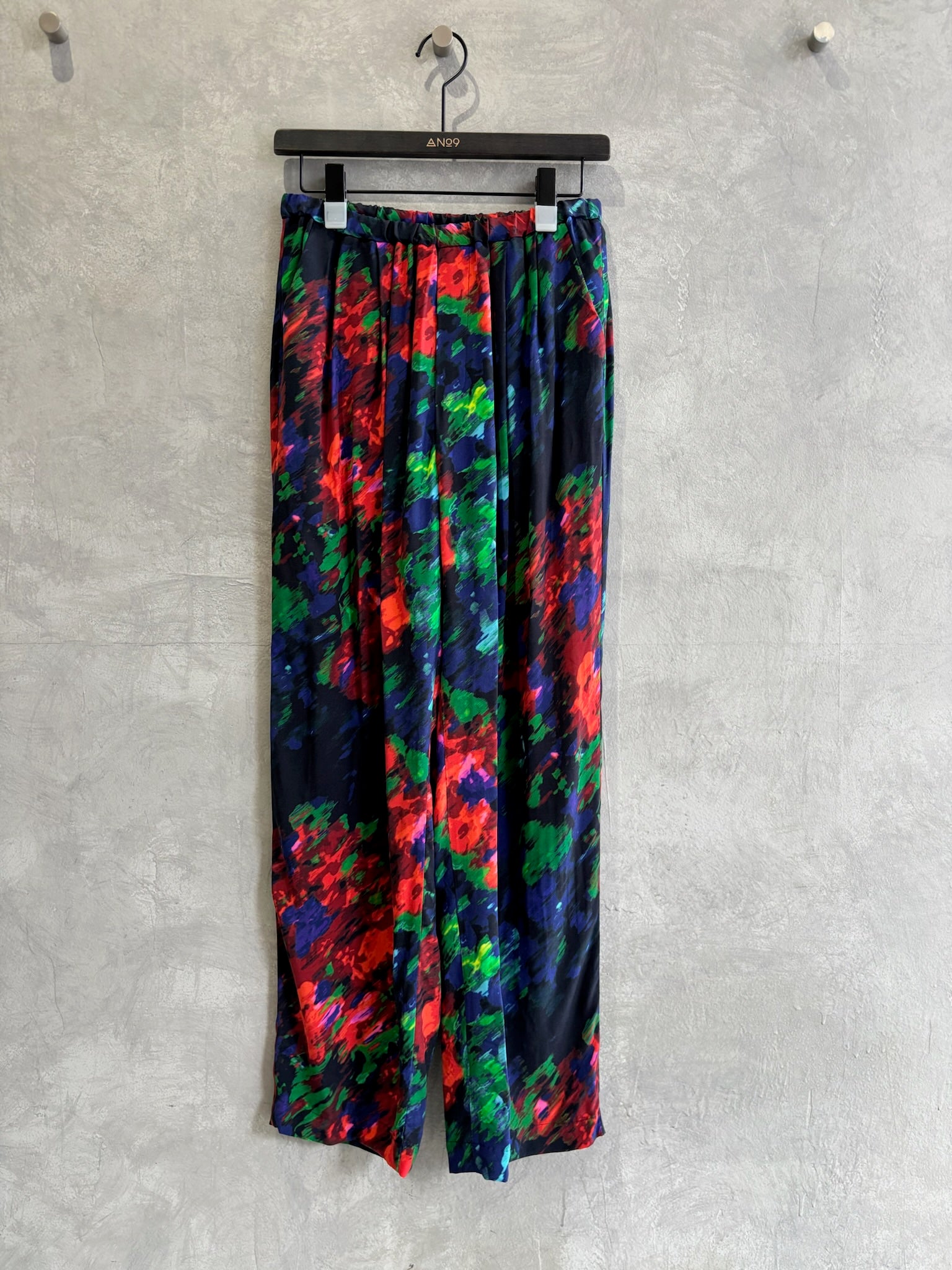 プリントイージーパンツ／8613504／LE MÉLANGE